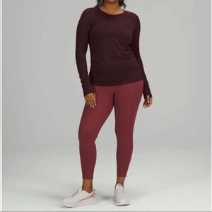 Lululemon Base Pace HR Tight 28” Brushed Leggings Women Size 10